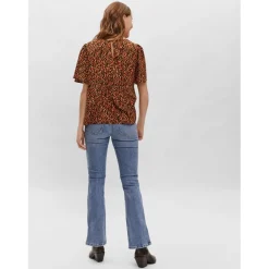 Vero Moda dame bluse VMSIENNA - Cinnamon stick Online