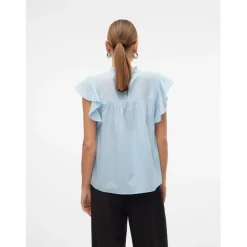 Vero Moda dame bluse VMTRINE - Cashmere Blue Online