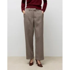 Vero Moda DAME BUKSER AWSIMMA - Beaver Fur Black and Root Beer Outlet