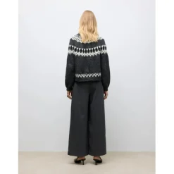 Vero Moda DAME BUKSER AWTAIA - Medium grey melange Discount