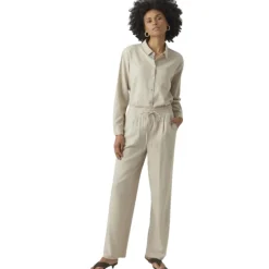 Vero Moda dame bukser VMJESMILO - Silver Lining Hot