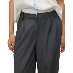 Vero Moda dame bukser VMMADJA - Dark grey melange Discount