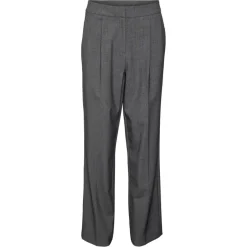 Vero Moda dame bukser VMOKAVA - Dark grey melange Hot