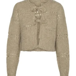 Vero Moda dame cardigan VMADELINA - Silver Mink W. MELANGE Clearance