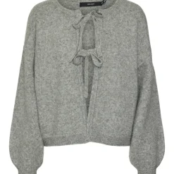 Vero Moda dame cardigan VMBOW - Medium grey melange Clearance