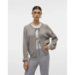 Vero Moda dame cardigan VMHOLLYKARIS - Moon Rock MELANGE Online