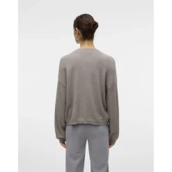 Vero Moda dame cardigan VMHOLLYKARIS - Moon Rock MELANGE Online
