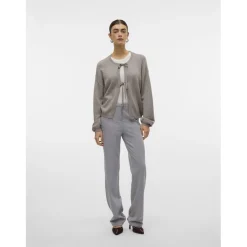 Vero Moda dame cardigan VMHOLLYKARIS - Moon Rock MELANGE Online