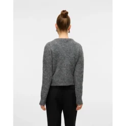 Vero Moda DAME CARDIGAN VMBLOSSOM - Medium grey melange Online