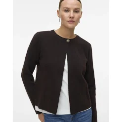 Vero Moda dame cardigan VMMARINA - Chocolate Torte Melange Outlet
