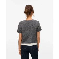 Vero Moda DAME CARDIGANG AWSILJA - Medium grey melange