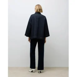 Vero Moda DAME JAKKE AWVERENA - Dark Blue Denim Rinse Clearance