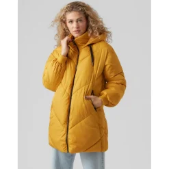 Vero Moda dame jakke VMBEVERLY - Golden Yellow Best