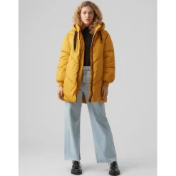 Vero Moda dame jakke VMBEVERLY - Golden Yellow Best