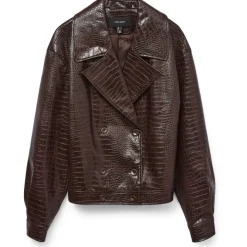 Vero Moda dame jakke VMCROCO - Winetasting New