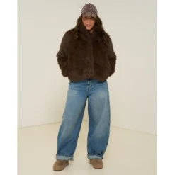 Vero Moda dame jakke VMMONROE - Chocolate Torte