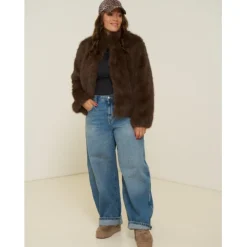 Vero Moda dame jakke VMMONROE - Chocolate Torte