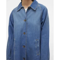 Vero Moda dame jakke VMSOPHIE - Medium blue denim Online