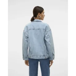 Vero Moda dame jakke VMTESSA - Light Blue Denim Detail RA339 Discount