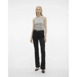 Vero Moda dame jeans VMFLASH - Black Sale