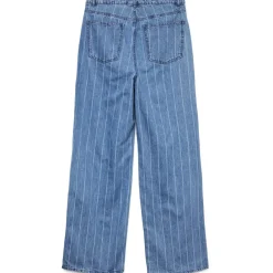 Vero Moda dame jeans VMKATHY - Medium Blue Denim Stripes WHITE Clearance