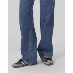 Vero Moda Dame Jeans VMTessa højtaljede Jeans - Medium blue denim New