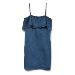 Vero Moda DAME KJOLE VMANNY - Medium blue denim Online