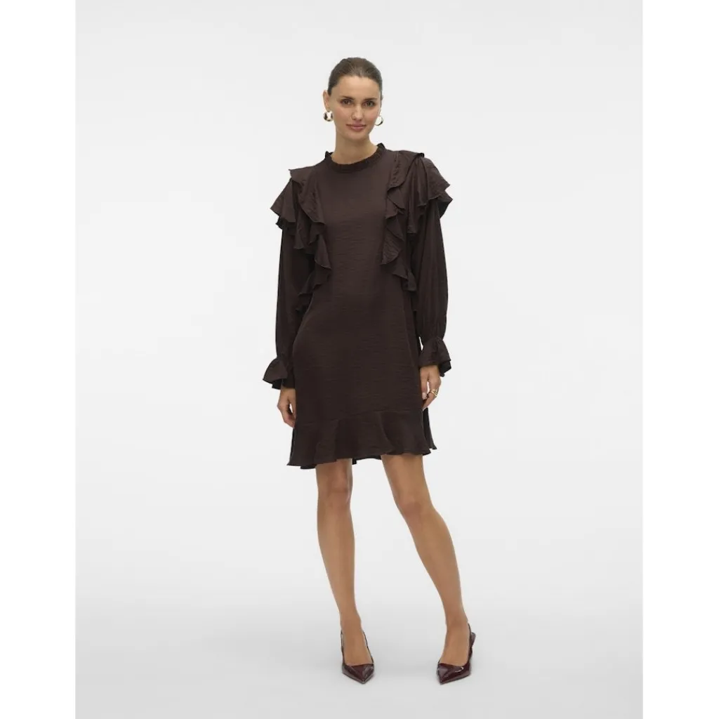 Vero Moda dame kjole VMLIZZI - Chocolate Torte Clearance