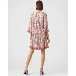 Vero Moda dame kjole VMMILAN - Georgia Peach Mira Hot