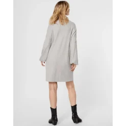 Vero Moda dame kjole VMNANCY - Light Grey Melange Outlet