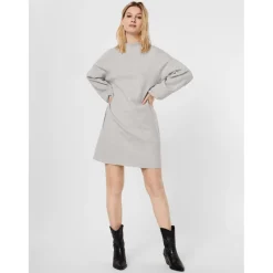 Vero Moda dame kjole VMNANCY - Light Grey Melange Outlet