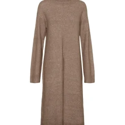 Vero Moda dame kjole VMPHILLIS - Brown Lentil MELANGE Best