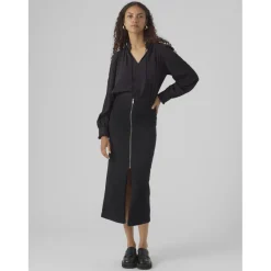 Vero Moda dame nederdel VMMONIC - Black Denim Online