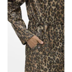 Vero Moda Dame Regnjakke VMMALOU - Irish Cream AOP:LEO