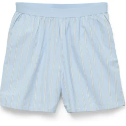 Vero Moda dame shorts VMCHARLOTTE - Airy Blue Stripes Cloud dancer/twill New