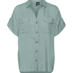 Vero Moda dame skjorte VMBUMPY - Gray Mist