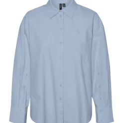 Vero Moda dame skjorte VMNELLIE - Cashmere Blue Hot