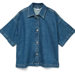 Vero Moda DAME SKJORTE VMTESSA - Medium blue denim Hot