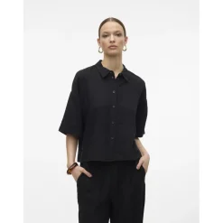 Vero Moda dame skjorte VMLINN - Black Discount