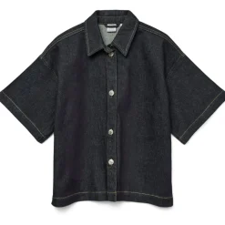 Vero Moda DAME SKJORTE VMTESSA - Dark Blue Denim Best