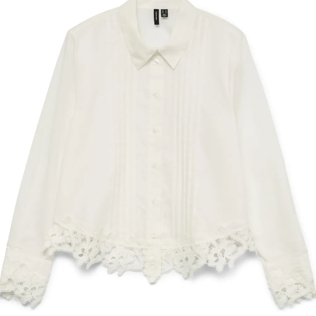 Vero Moda Dame Skjorte VMRoni - Snow white Outlet