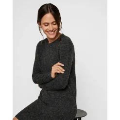 Vero Moda dame strik kjole VMDOFFY - Black Online