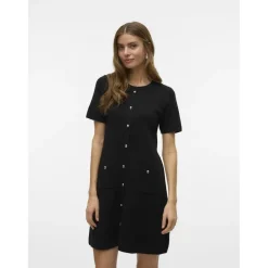 Vero Moda dame strik kjole VMJOHANNA - Black Sale