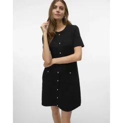 Vero Moda dame strik kjole VMJOHANNA - Black Sale