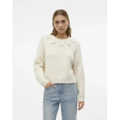 Vero Moda dame strik VMALETTA - Birch W. MELANGE Clearance