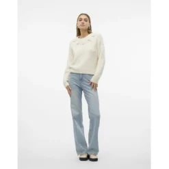Vero Moda dame strik VMALETTA - Birch W. MELANGE Clearance