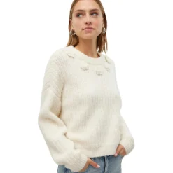 Vero Moda dame strik VMALETTA - Birch W. MELANGE Clearance