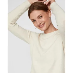 Vero Moda dame strik VMDOFFY - Birch Melange Hot