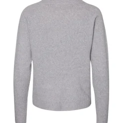 Vero Moda dame strik VMDOFFY - Light Grey Melange Best