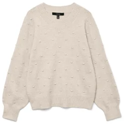 Vero Moda dame strik VMFRANCESCA - Birch Melange Best